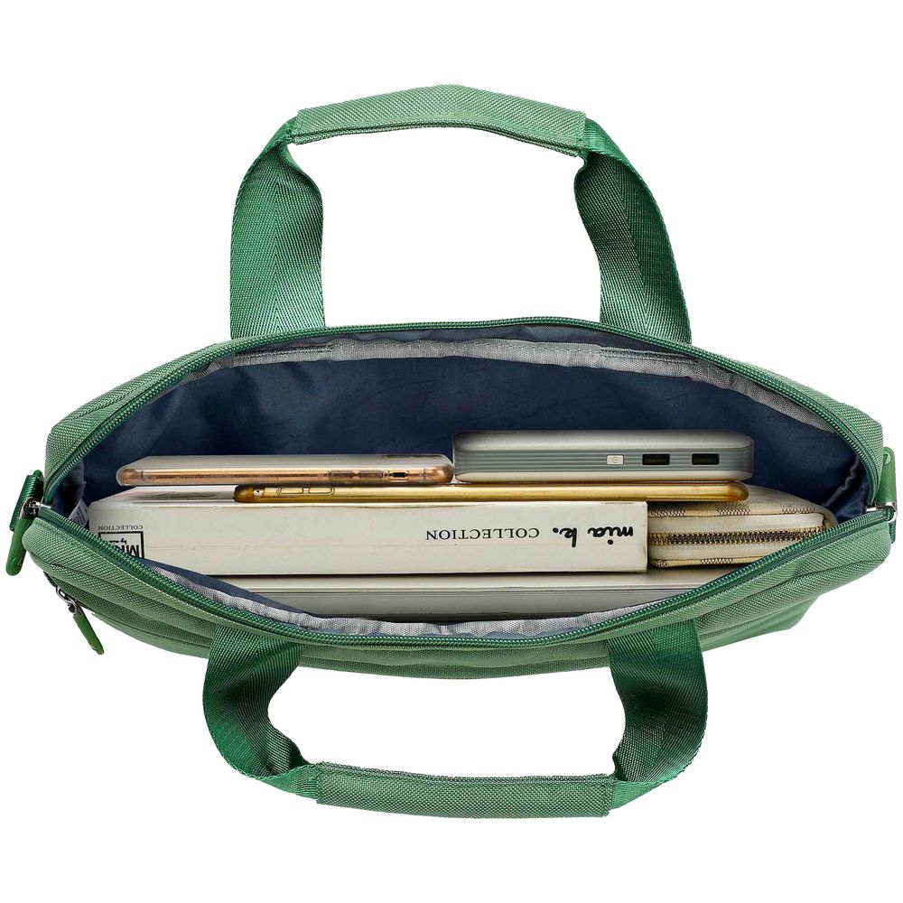 Сумка для ноутбука L214, зеленая-4