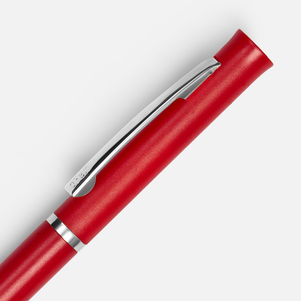 Ручка шариковая Euro Chrome, красная-3