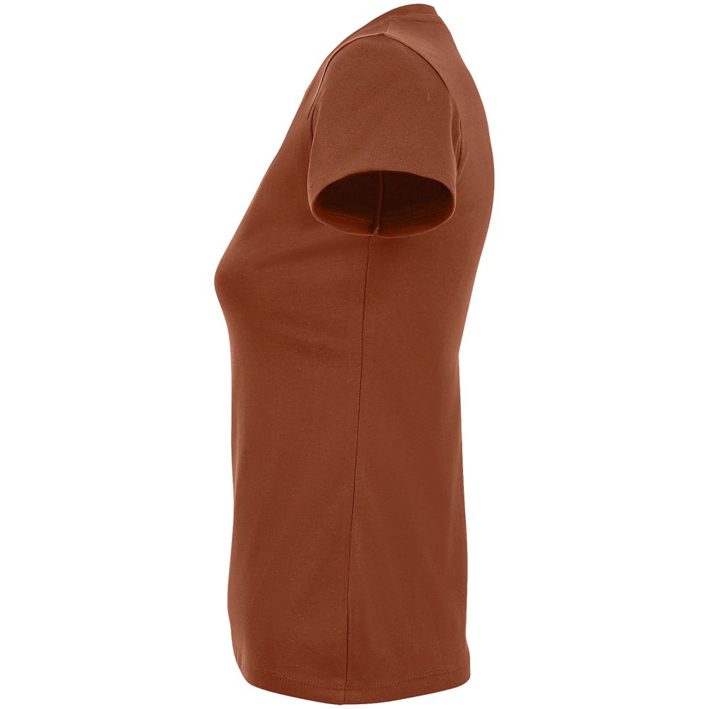 Футболка женская Imperial Women 190, коричневая (терракотовая)-2