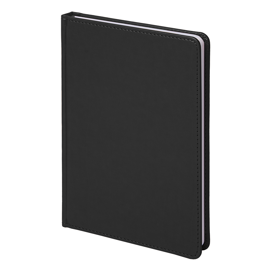 Ежедневник недатированный Anderson, А5,  черный, белый блок, черный-0