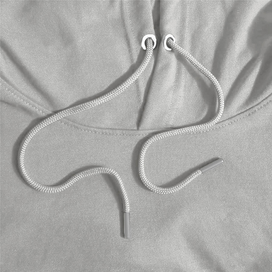 Толстовка унисекс с капюшоном SELEN 260, светло-серый-4