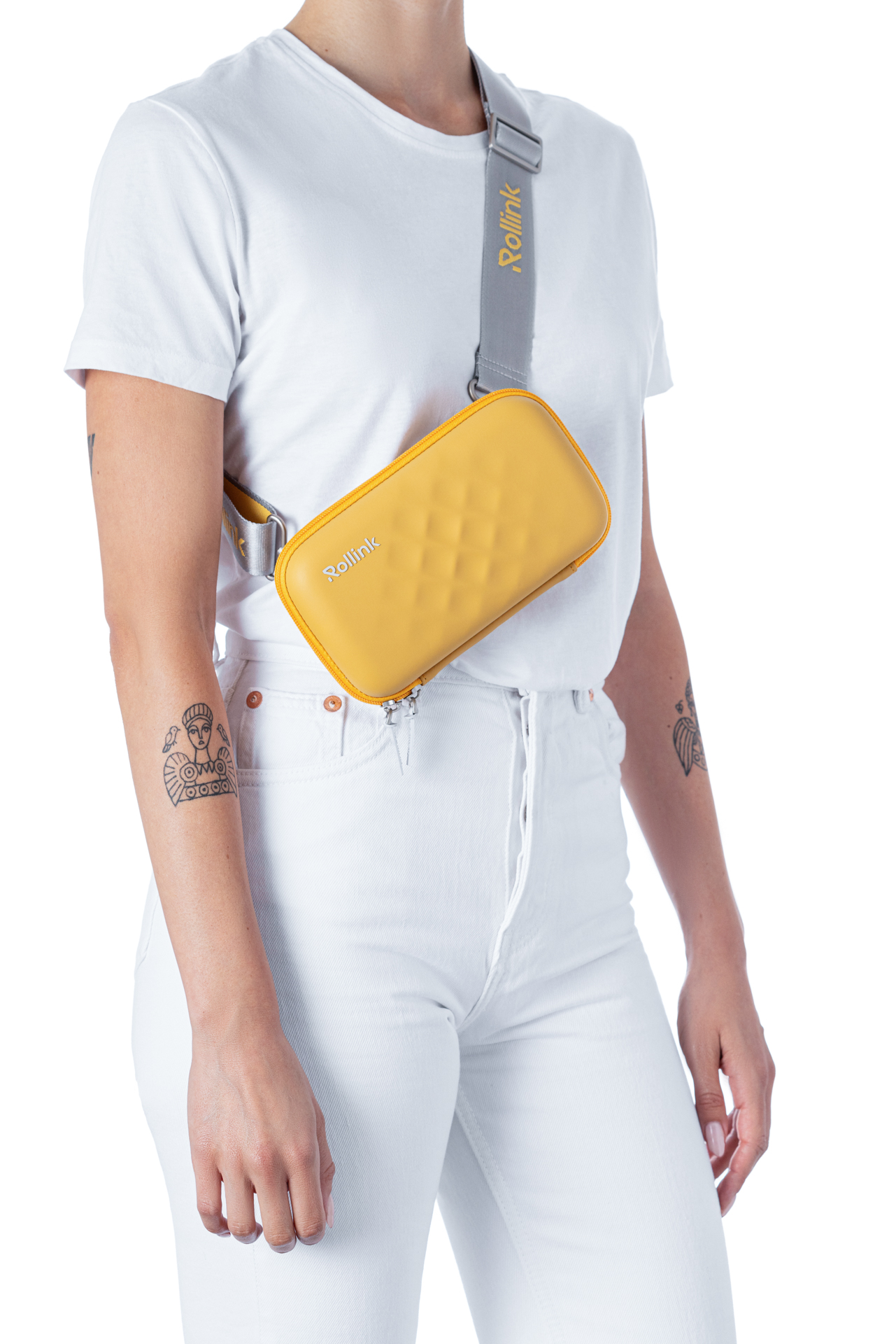 Дорожная сумочка Rollink Mini Bag Tour 21x12x6 см, желтая-7