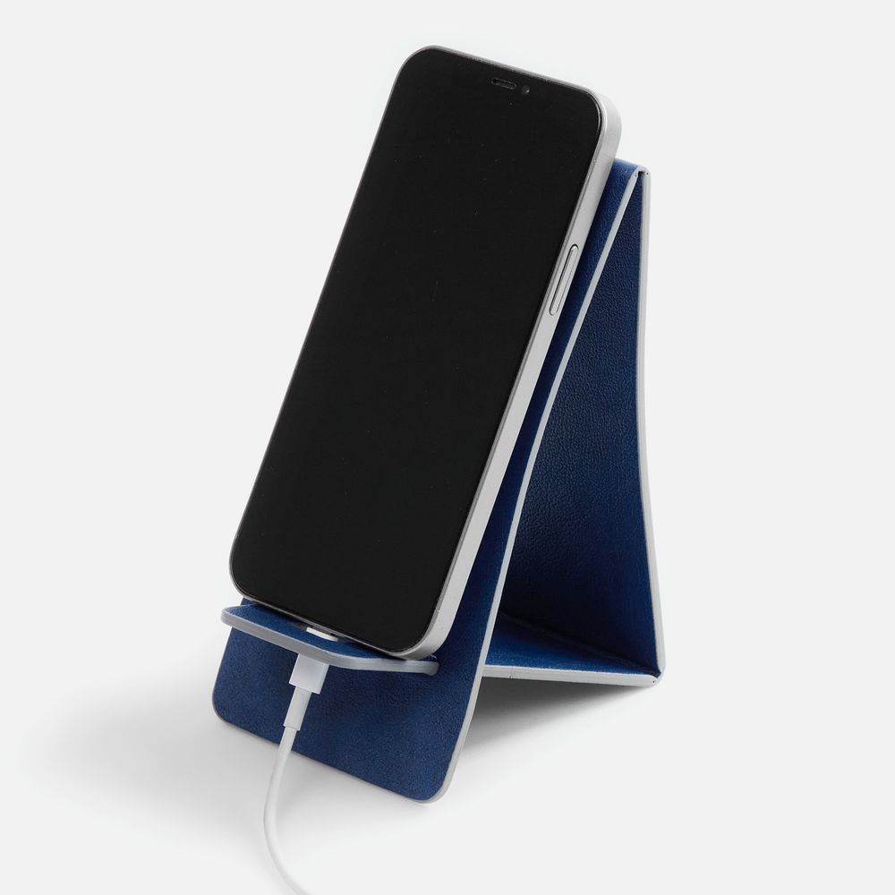 Подставка для телефона Petrus, синяя-2