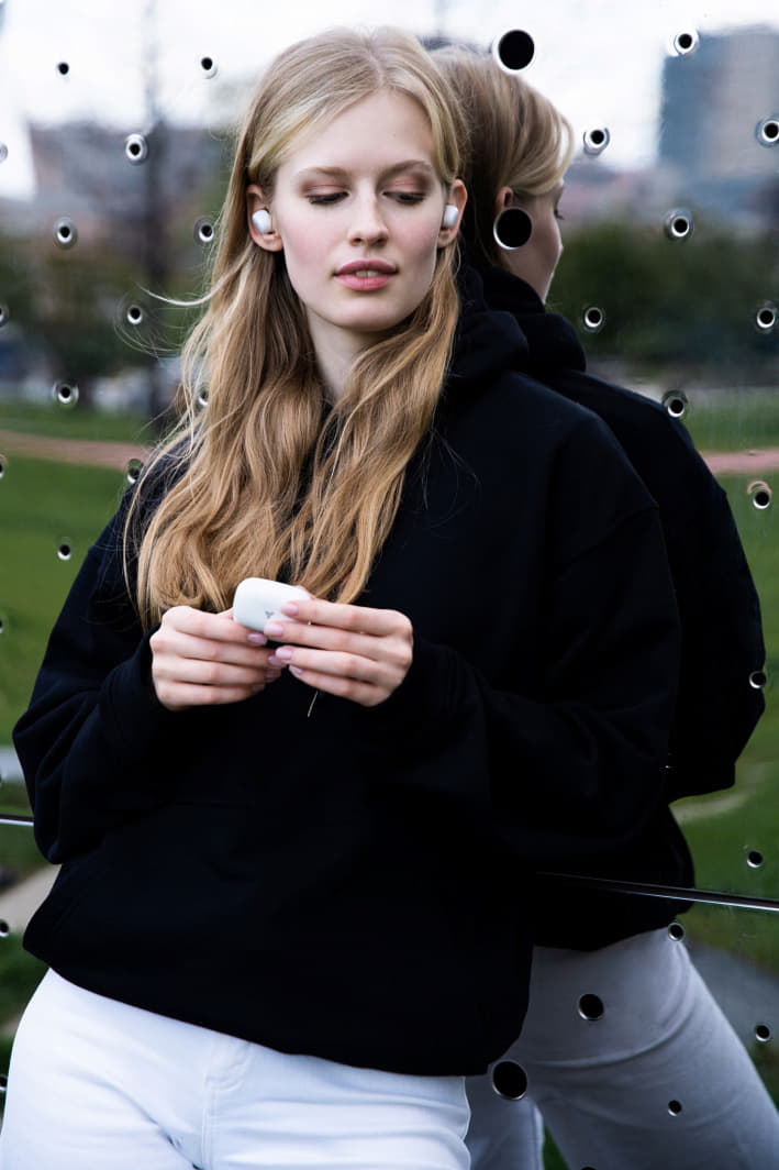 Беспроводные наушники ACCESSTYLE FLAME TWS, белые                                  , белый-8