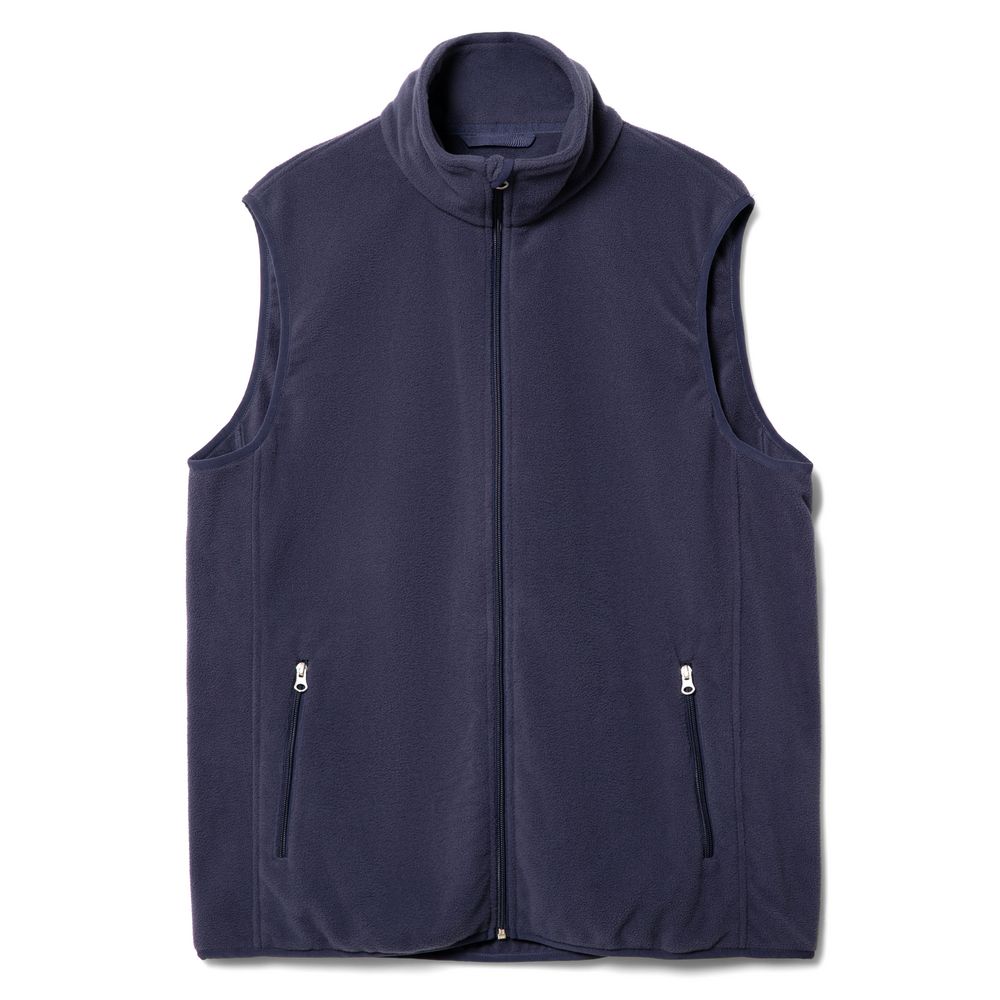 Жилет флисовый унисекс Nesse, темно-синий-0
