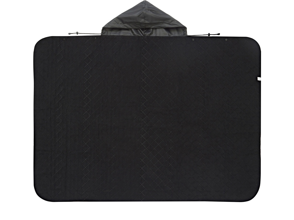 Пончо Cappy с капюшоном на липучке в мешке, черный-7