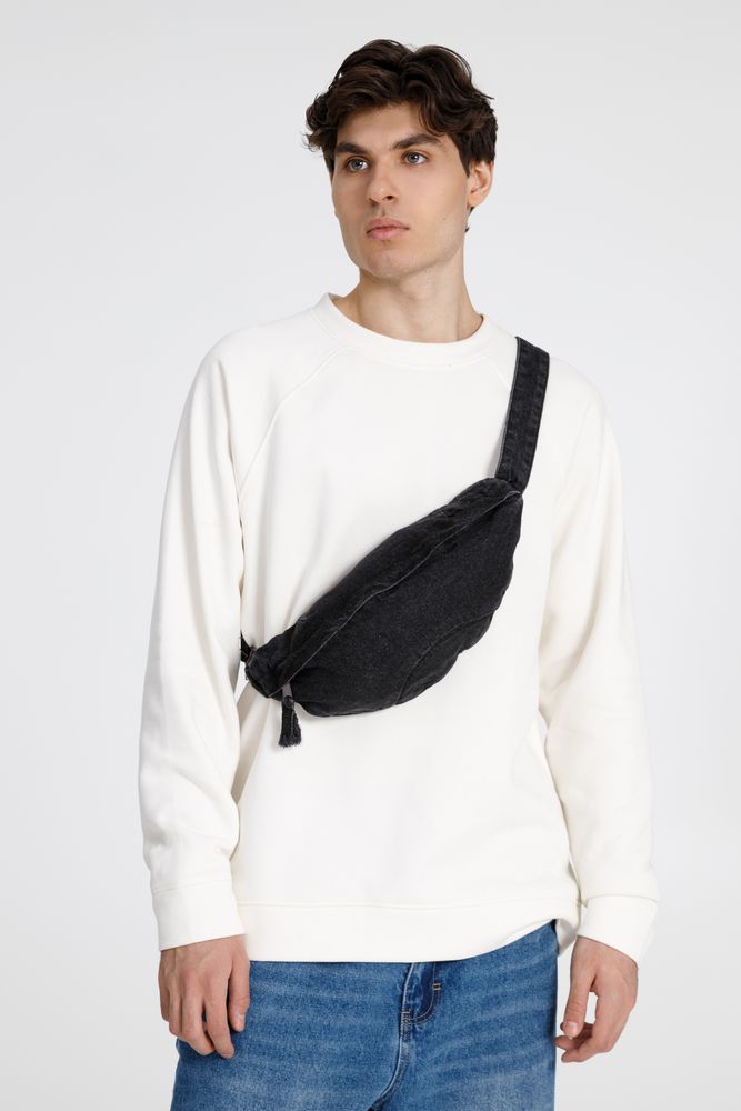 Поясная сумка W6, черная-4