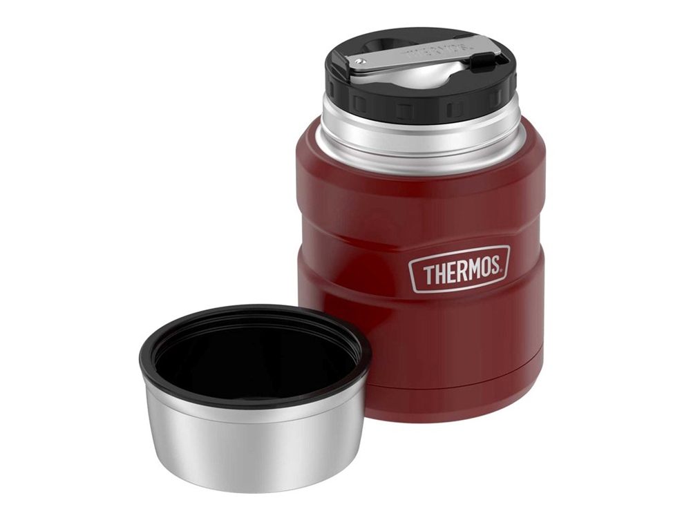 Термос из нерж. стали с ложкой тм THERMOS SK3000 MRR 0,47L-5