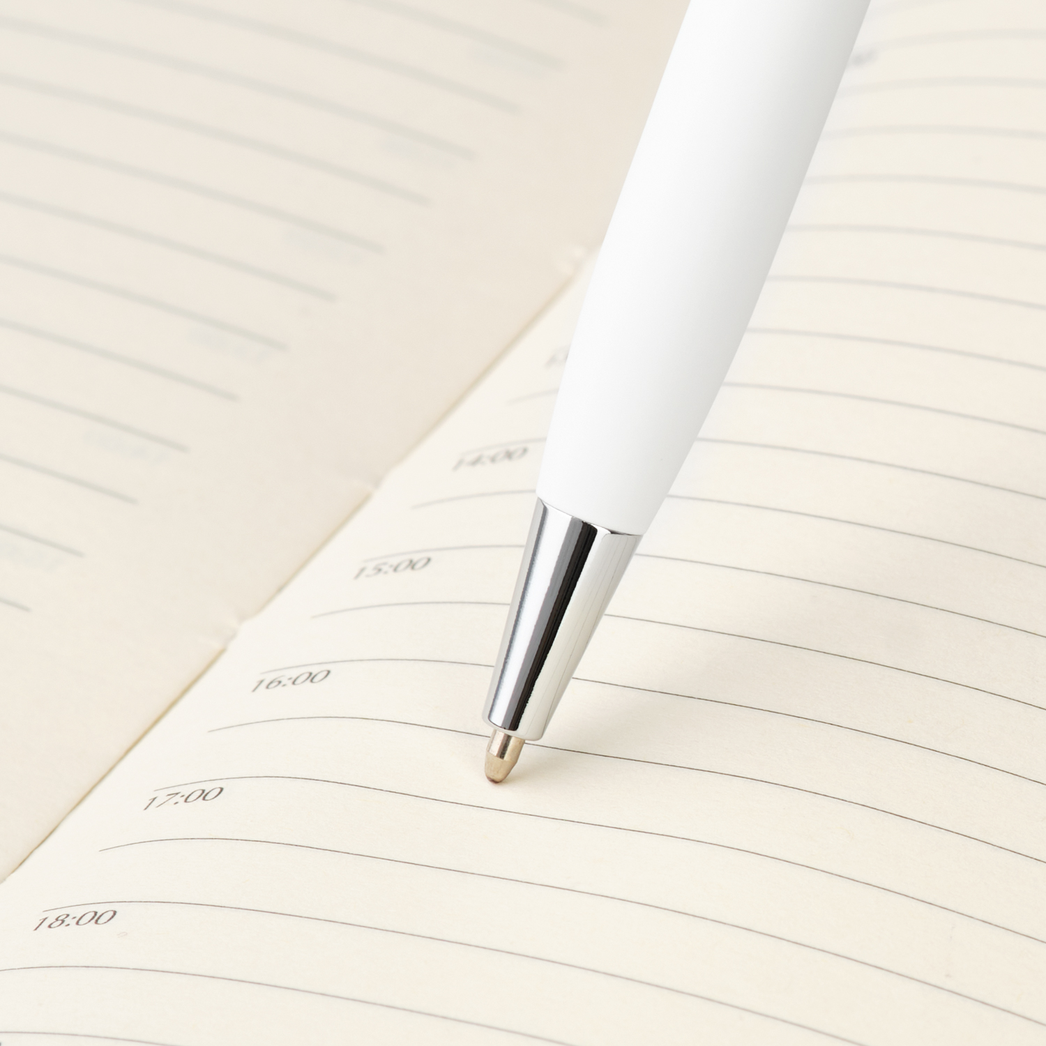 Шариковая ручка Бенуа (Benua), белая-3