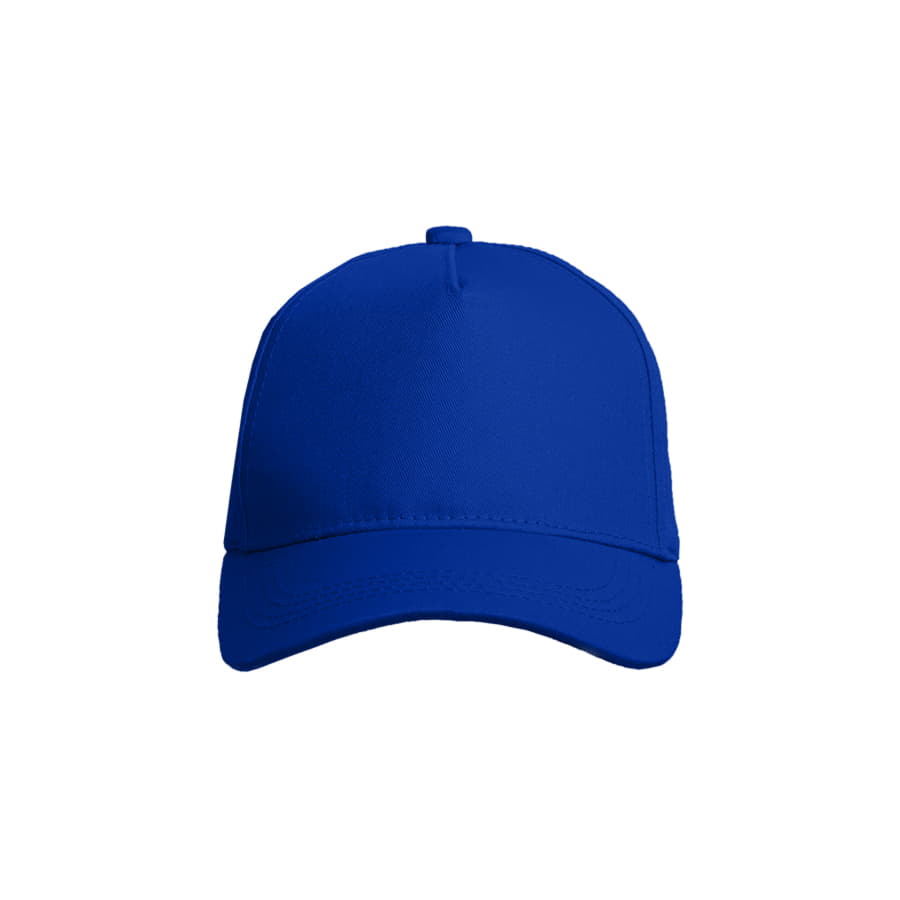 Бейсболка VALLEY, 5 клиньев, металлическая застежка, ярко-синий-3