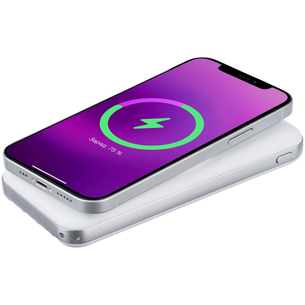 Внешний аккумулятор Omni Pro 10000 мАч, белый-3