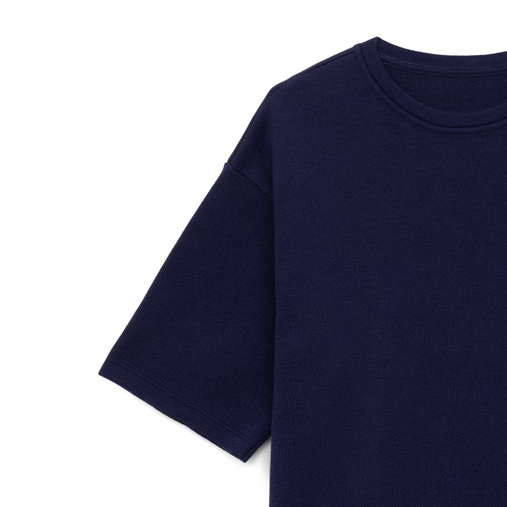 Джемпер с коротким рукавом Siluetti Volumica, темно-синий-2