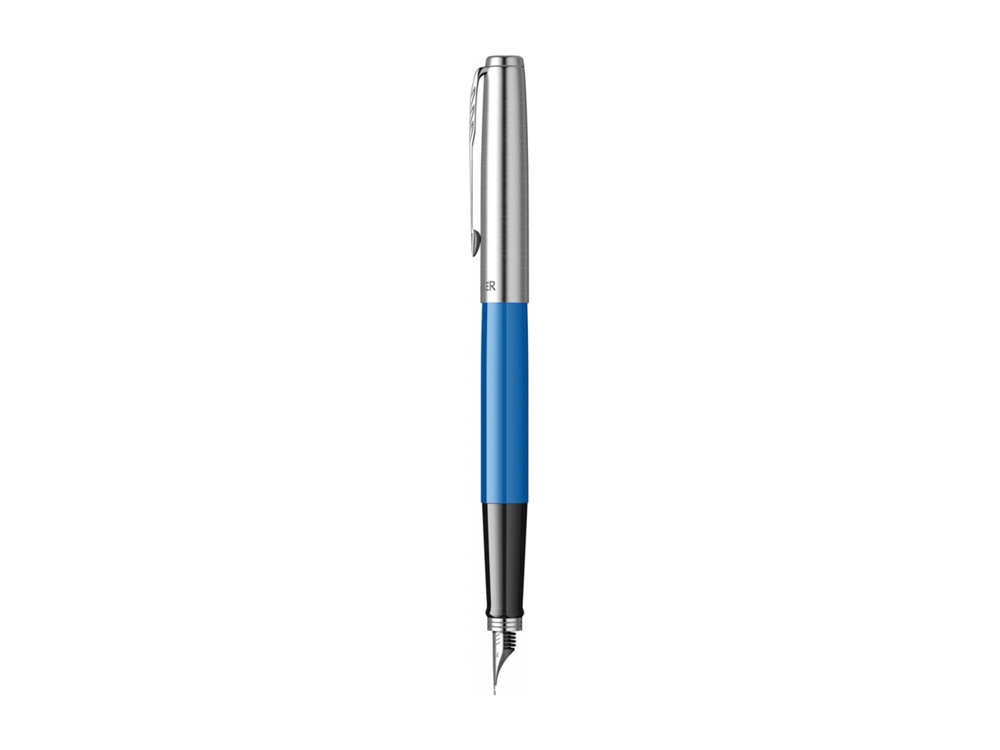 Ручка перьевая Parker Jotter Originals Blue Chrom CT, перо: F, цвет чернил: blue, в подарочной упаковке-1