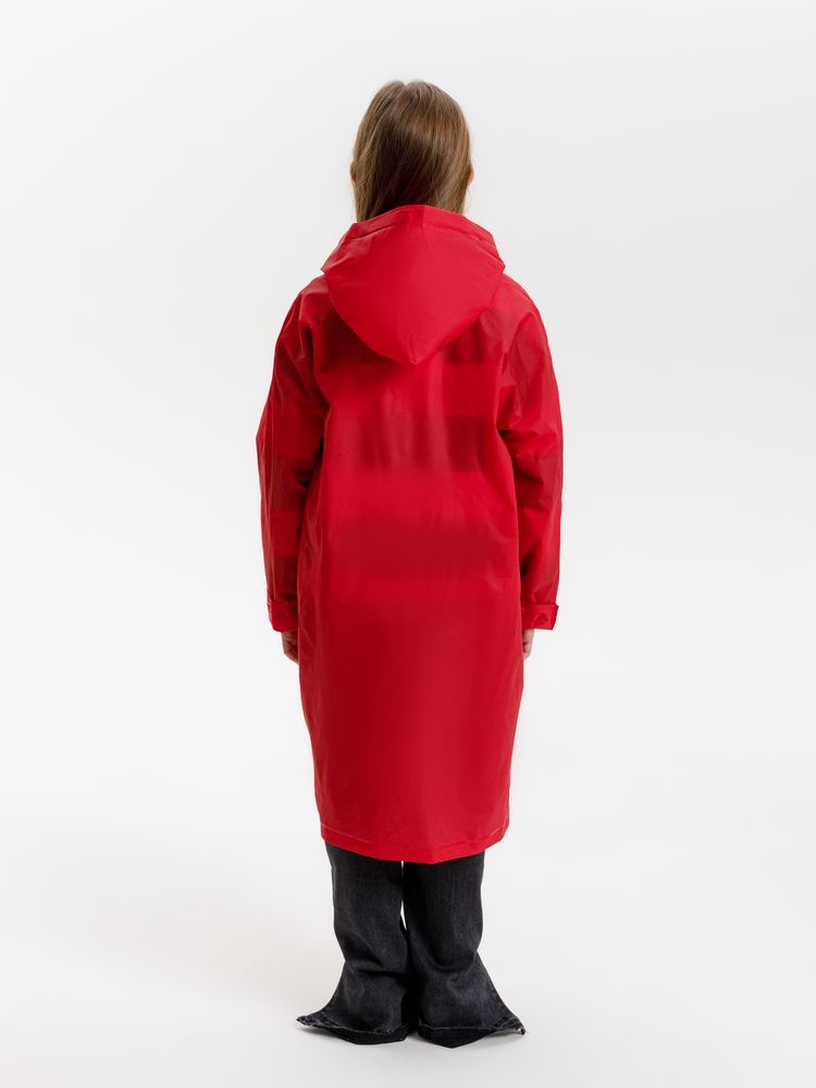 Дождевик детский RainDrop Kids, красный-8