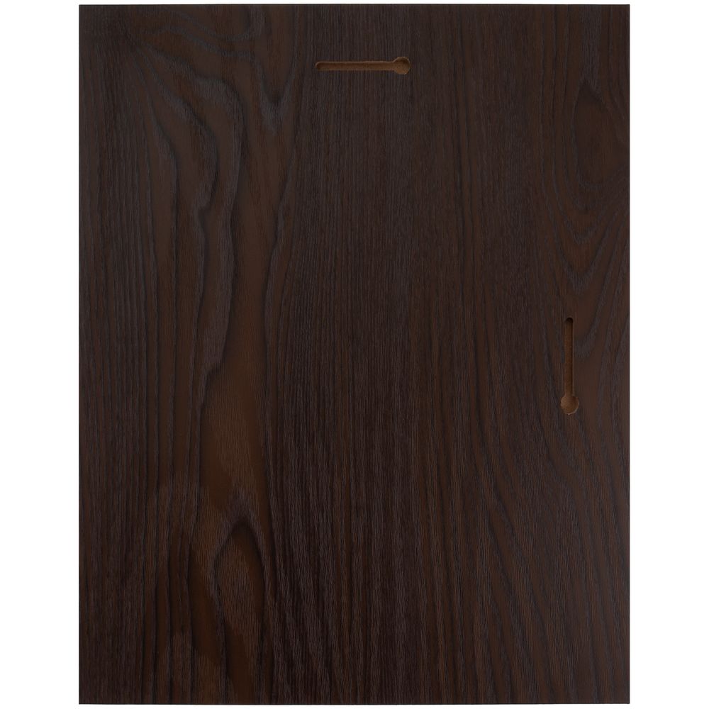 Плакетка Plaque XL, венге с золотистой пластиной-1