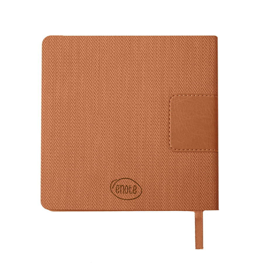 Ежедневник недатированный Scotty, А5-,  оранжевый, кремовый блок, без обреза, оранжевый-4