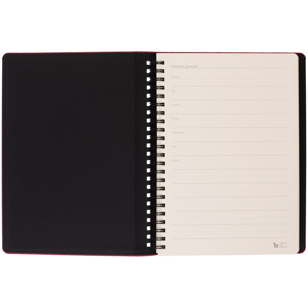 Ежедневник Spring Urban на заказ, недатированный, красный-2