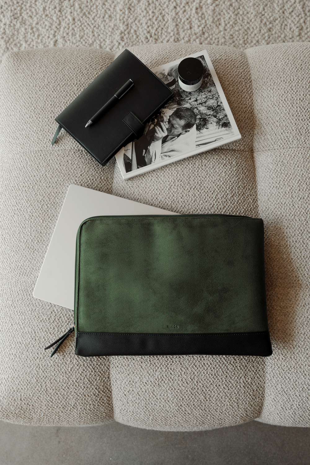 Чехол для ноутбука VINGA Marlow из переработанного полиэстера RCS, 14’’-3