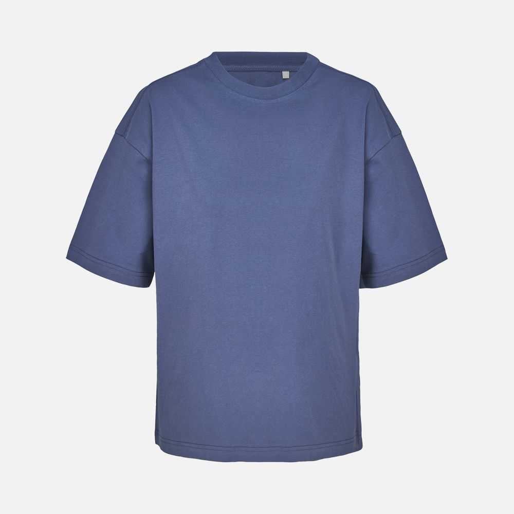 Футболка оверсайз женская Boxy Women, синяя (джинс)-1