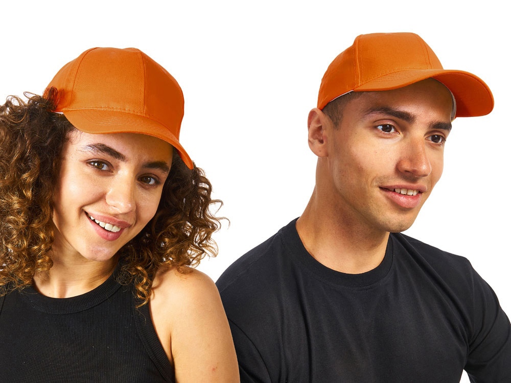 Бейсболка Detroit 6-ти панельная, оранжевый-0