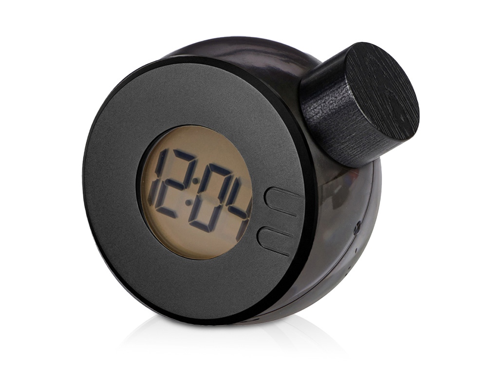 Водяные часы из бамбука Splash Hour, черный-0