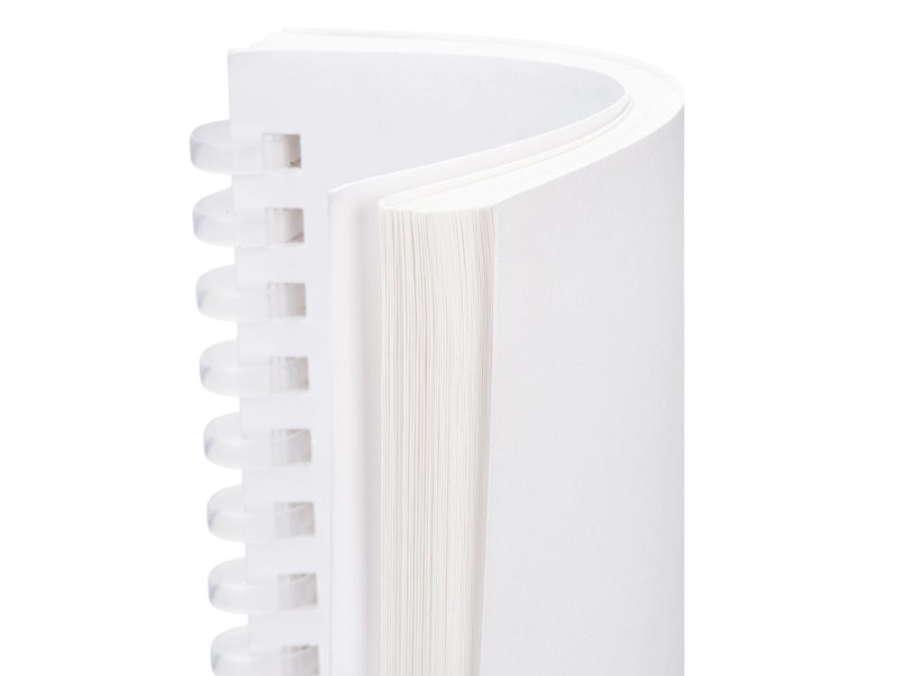 Блокнот на мягкой спирали А6 Sahara, 60 листов 70 гр/м2, белый-3