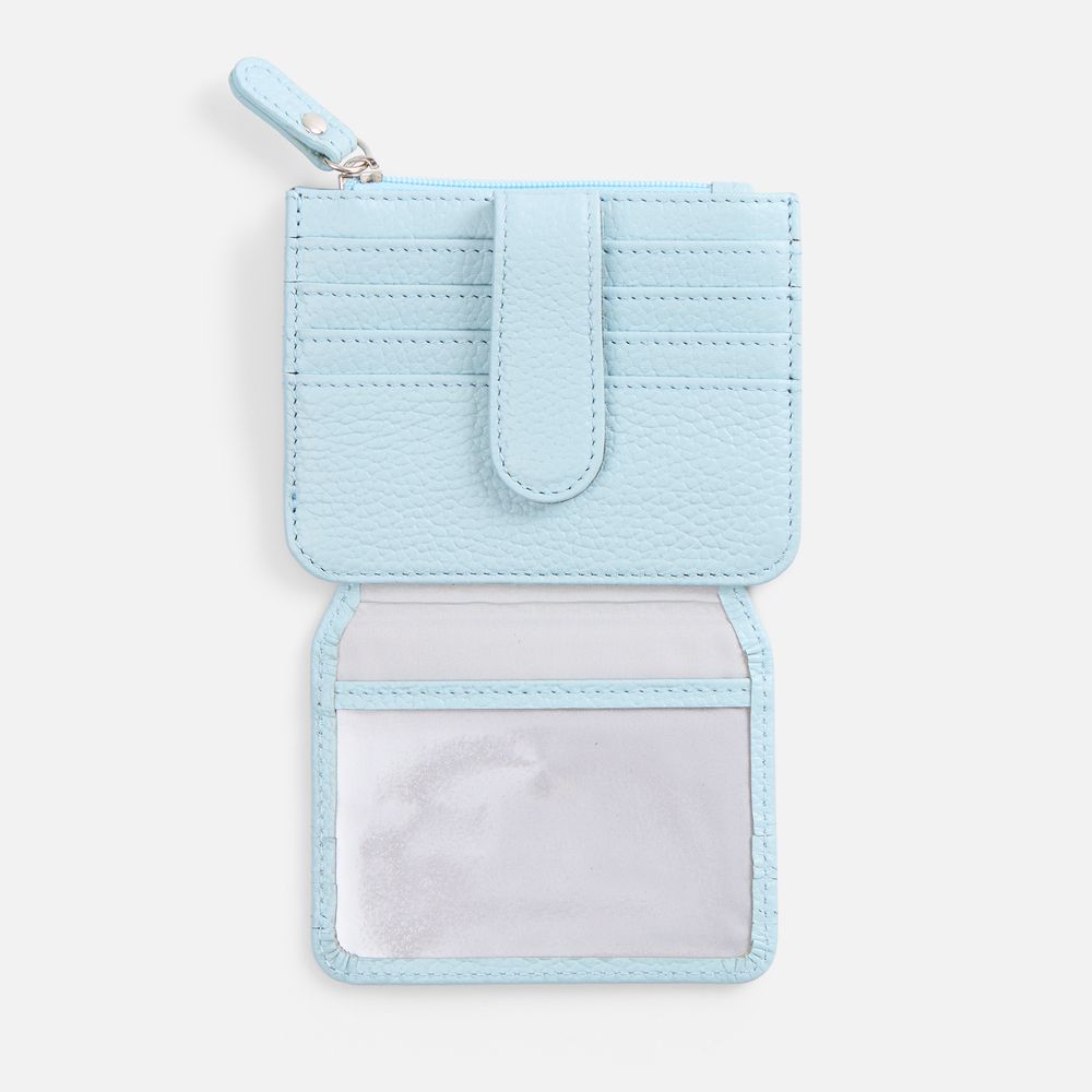 Картхолдер на молнии Unison, голубой-2