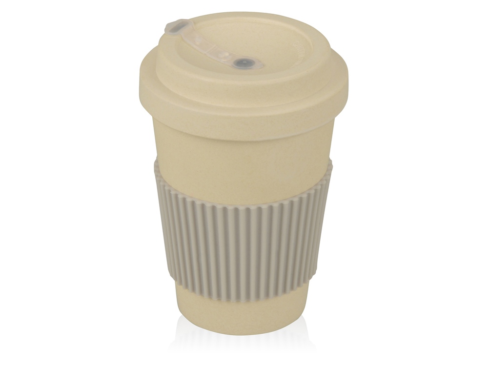 Термокружка Muffin из натуральных волокон, бежевый-0