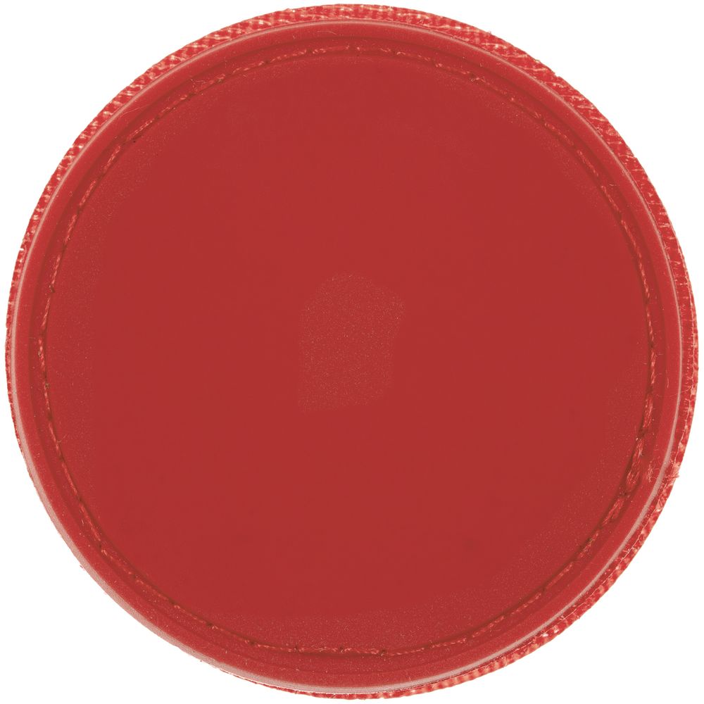 Лейбл из ПВХ с липучкой Menteqo Round, красный-2
