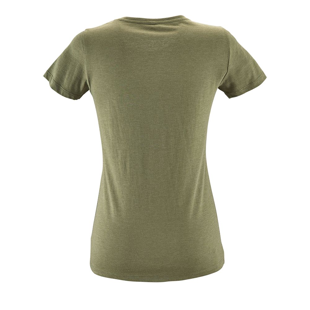 Футболка женская Regent Fit Women, меланж хаки-2