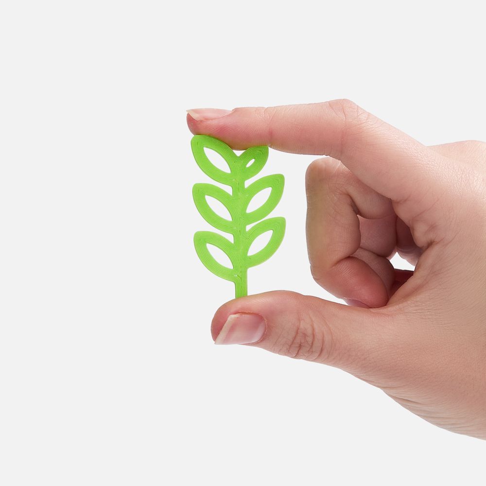 Подвеска Flora, 3D-печать на заказ, лист рябины-0