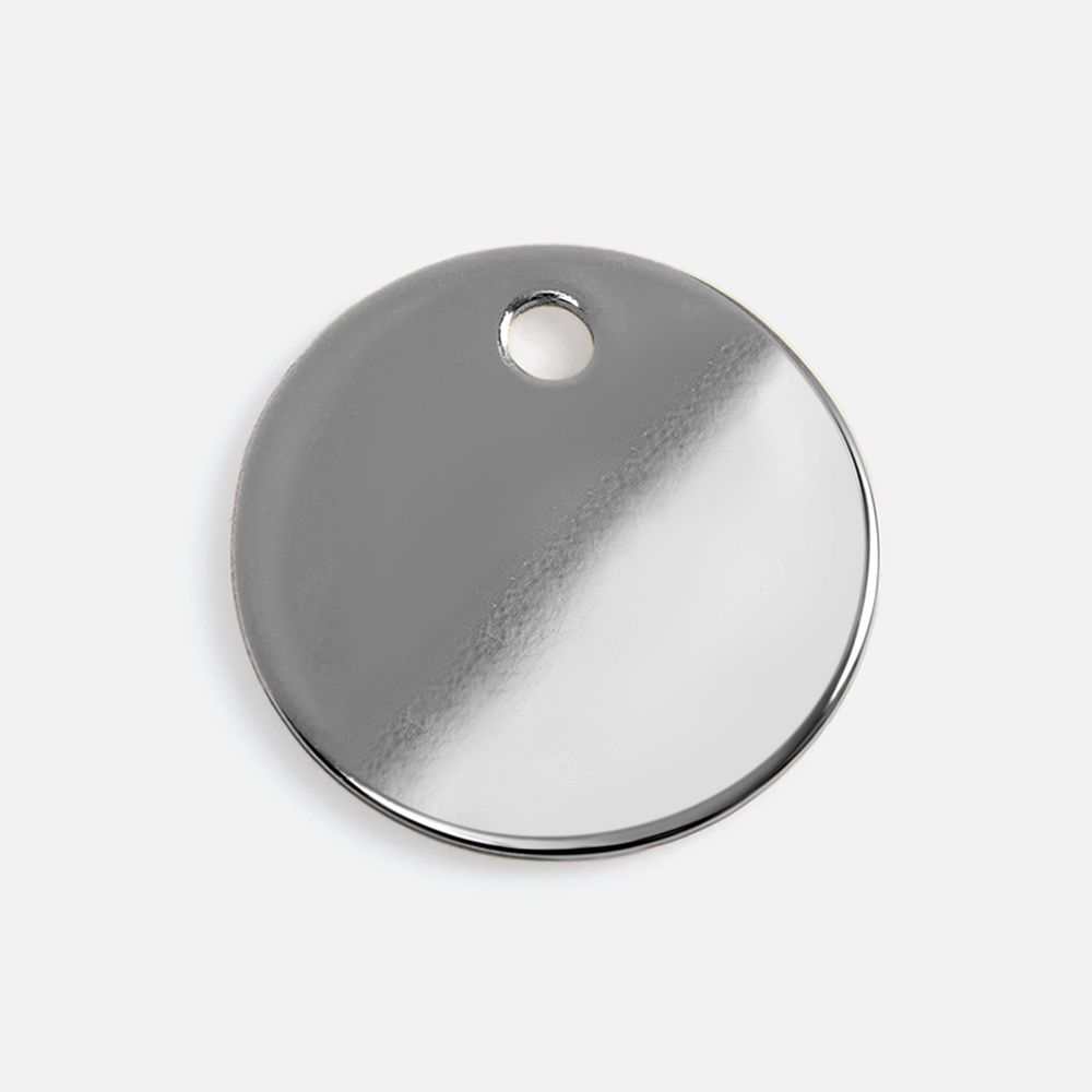 Шильдик металлический Alfa Sirkel, серебристый глянцевый-0