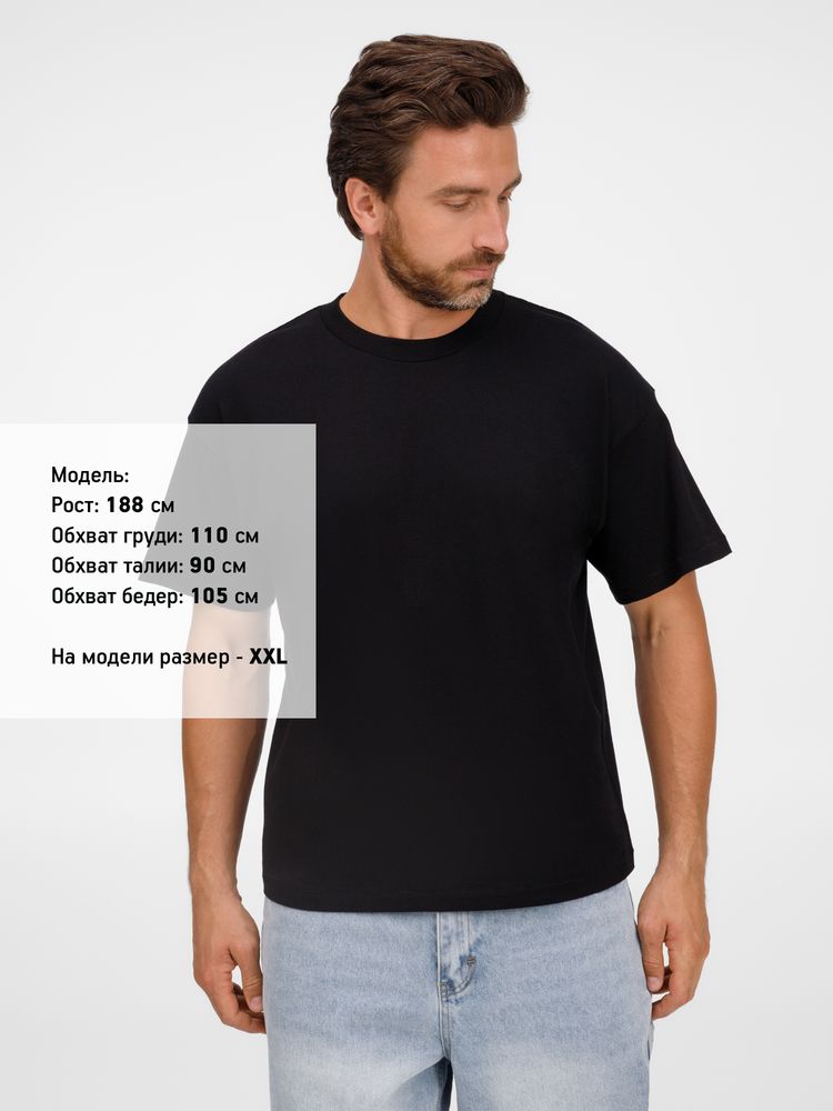 Футболка оверсайз унисекс Legacy, черная-3