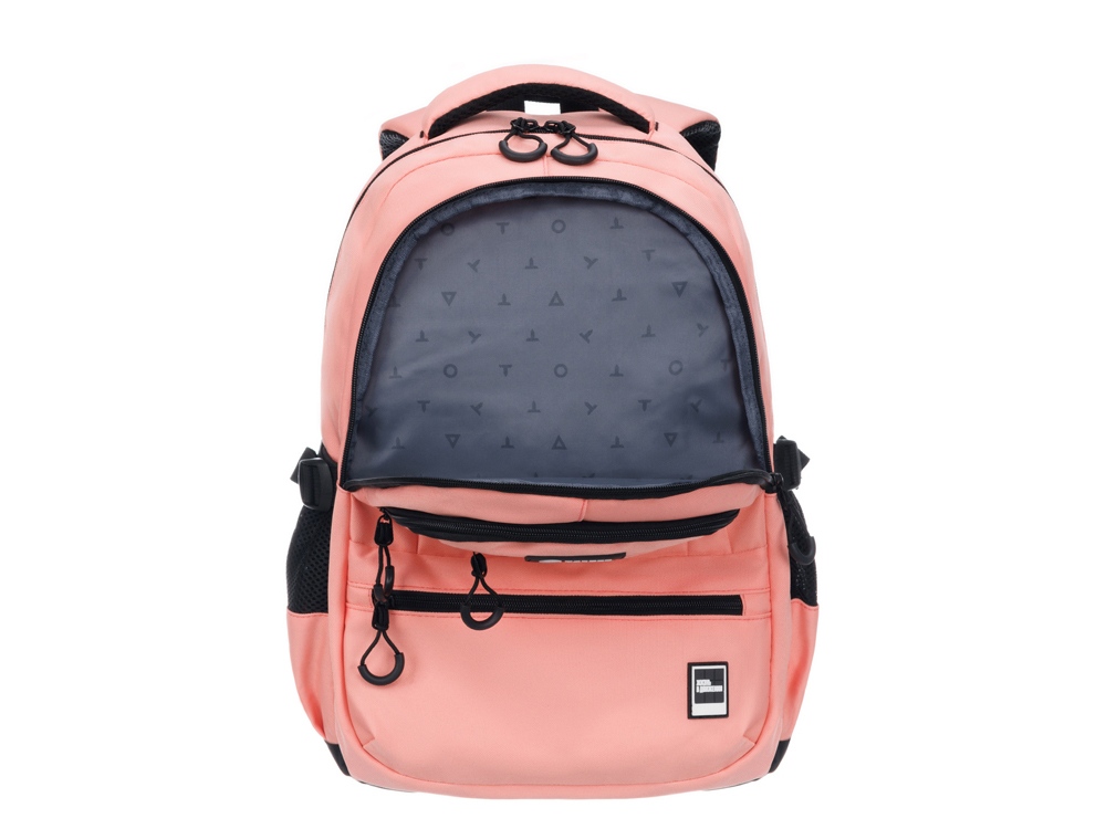 Рюкзак TORBER CLASS X, персиковый, 46 х 32 х 13 см + Мешок для сменной обуви в подарок!-5