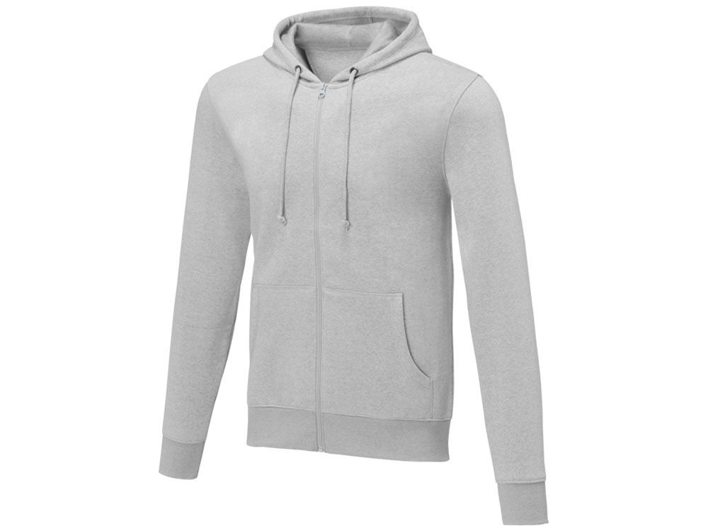 Мужская толстовка на молнии Theron, серый яркий-0