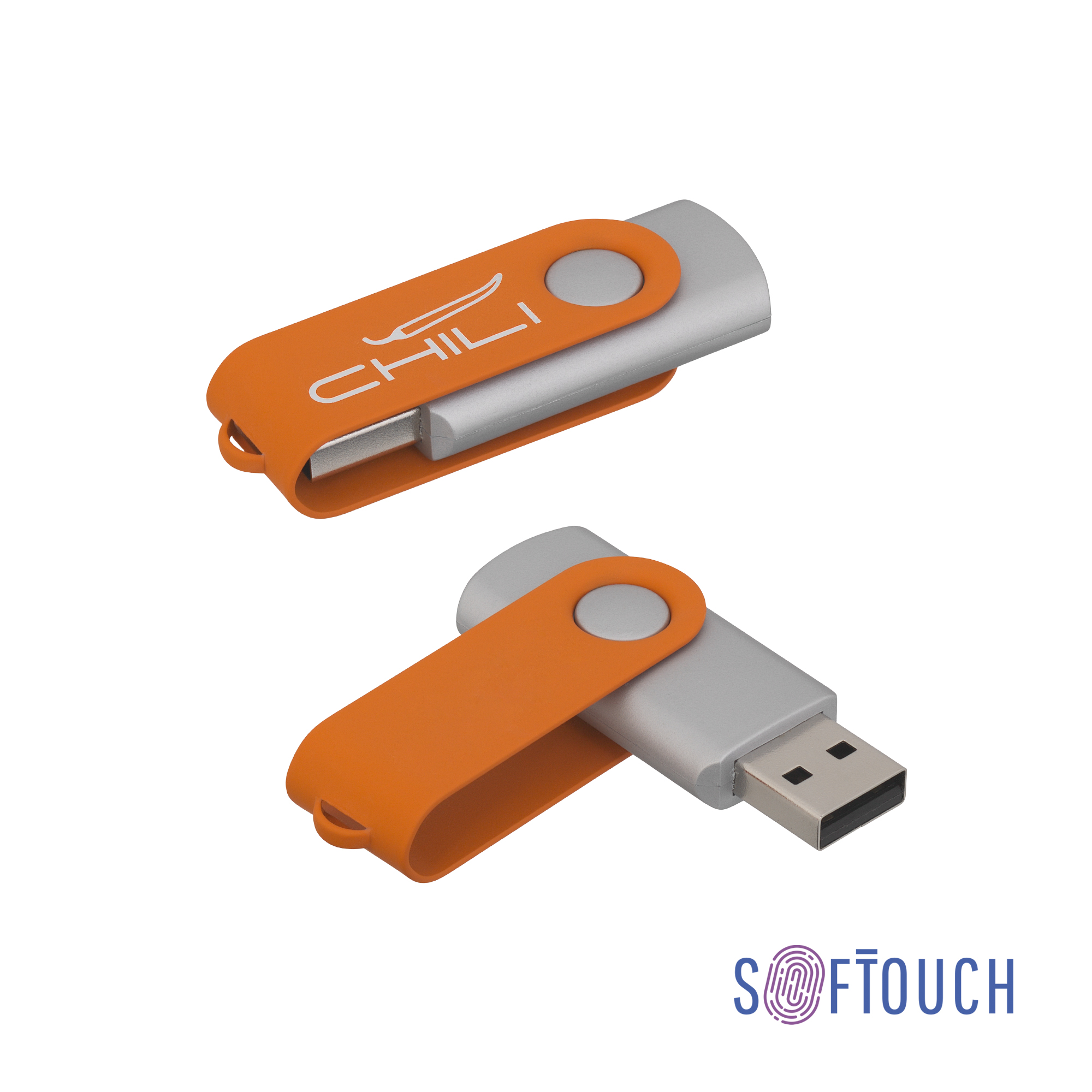 Флеш-карта "Vostok", объем памяти 16GB, покрытие soft touch#-0