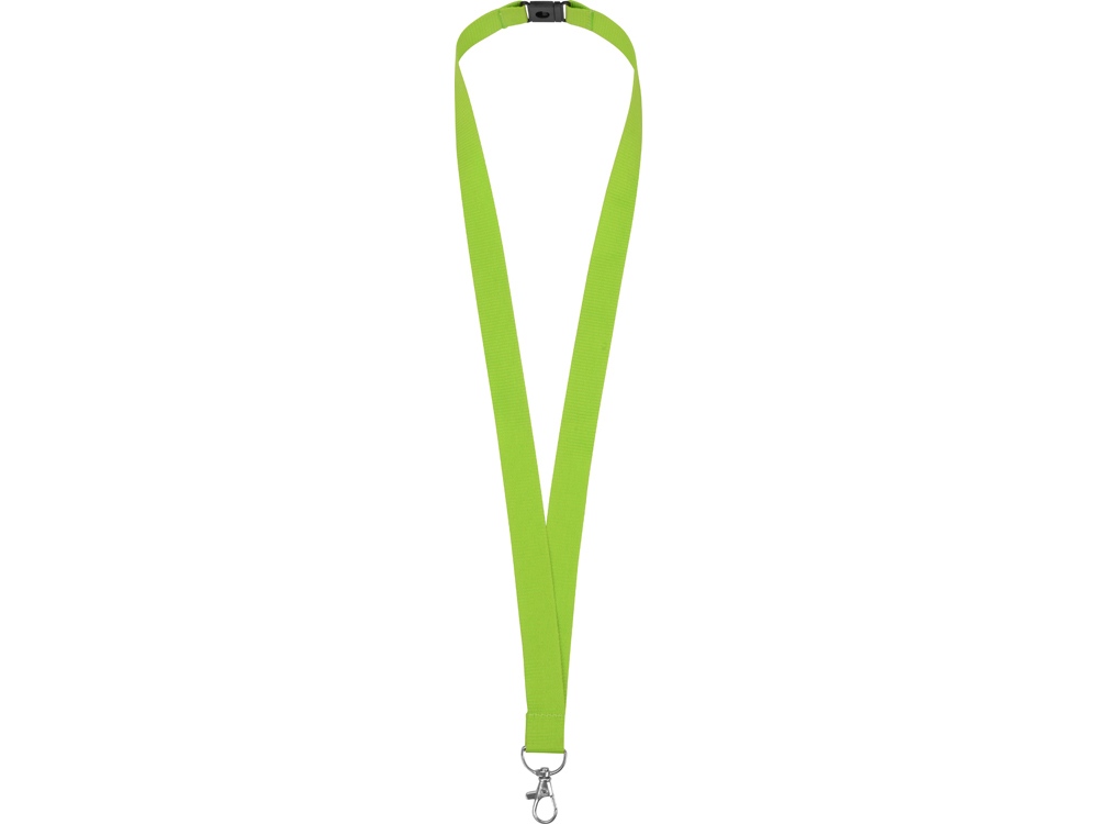 Ланьярд с карабином и замком безопасного разрыва, зеленое яблоко-0