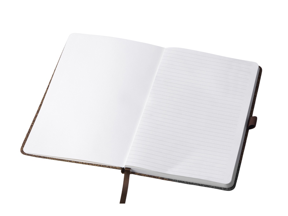 Блокнот из кофейных зерен А5 Coffee notes, твердая обложка, 80 листов 70 гр/м2 белой бумаги, кофейный-3