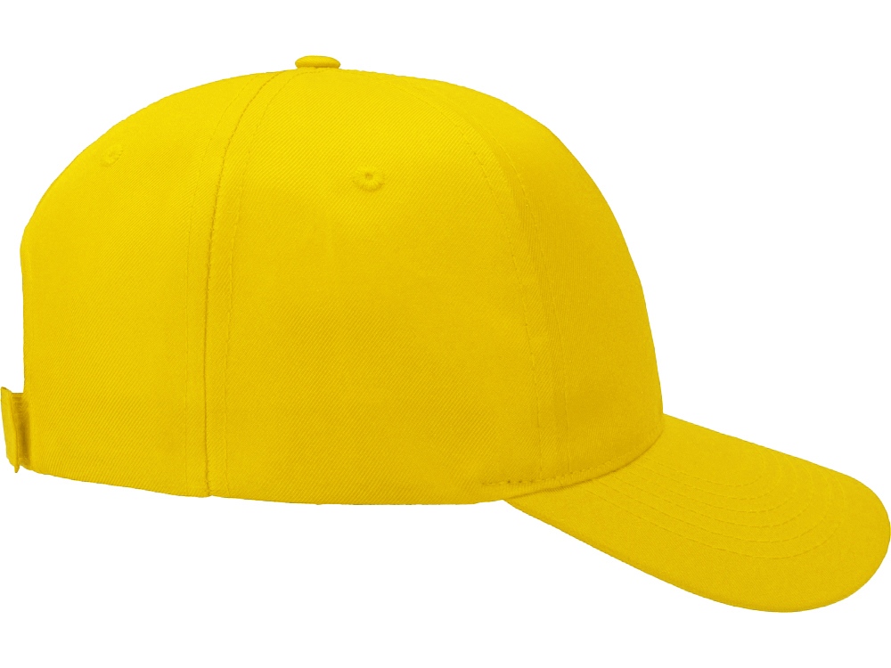 Бейсболка Poly 5-ти панельная 120 гр, желтый-5