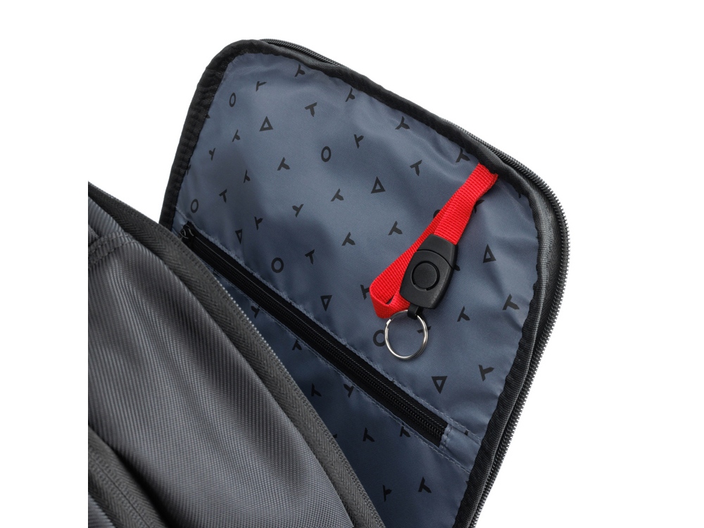 Рюкзак TORBER ВОЯЖ c отделением для ноутбука 17'', черный, полиэстер 900D, 31х17х44 см, 18 л-6