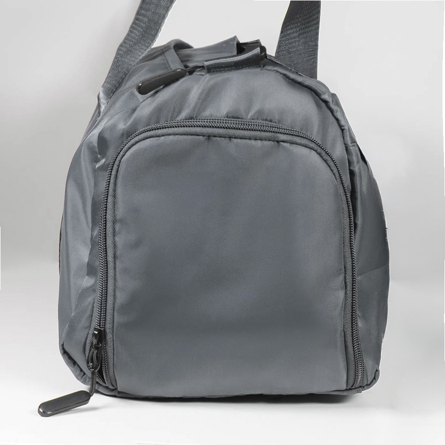 Сумка спортивная "Gym" ,без ремня ; серая; 45х21х20 см; полиэстер, темно-серый-2