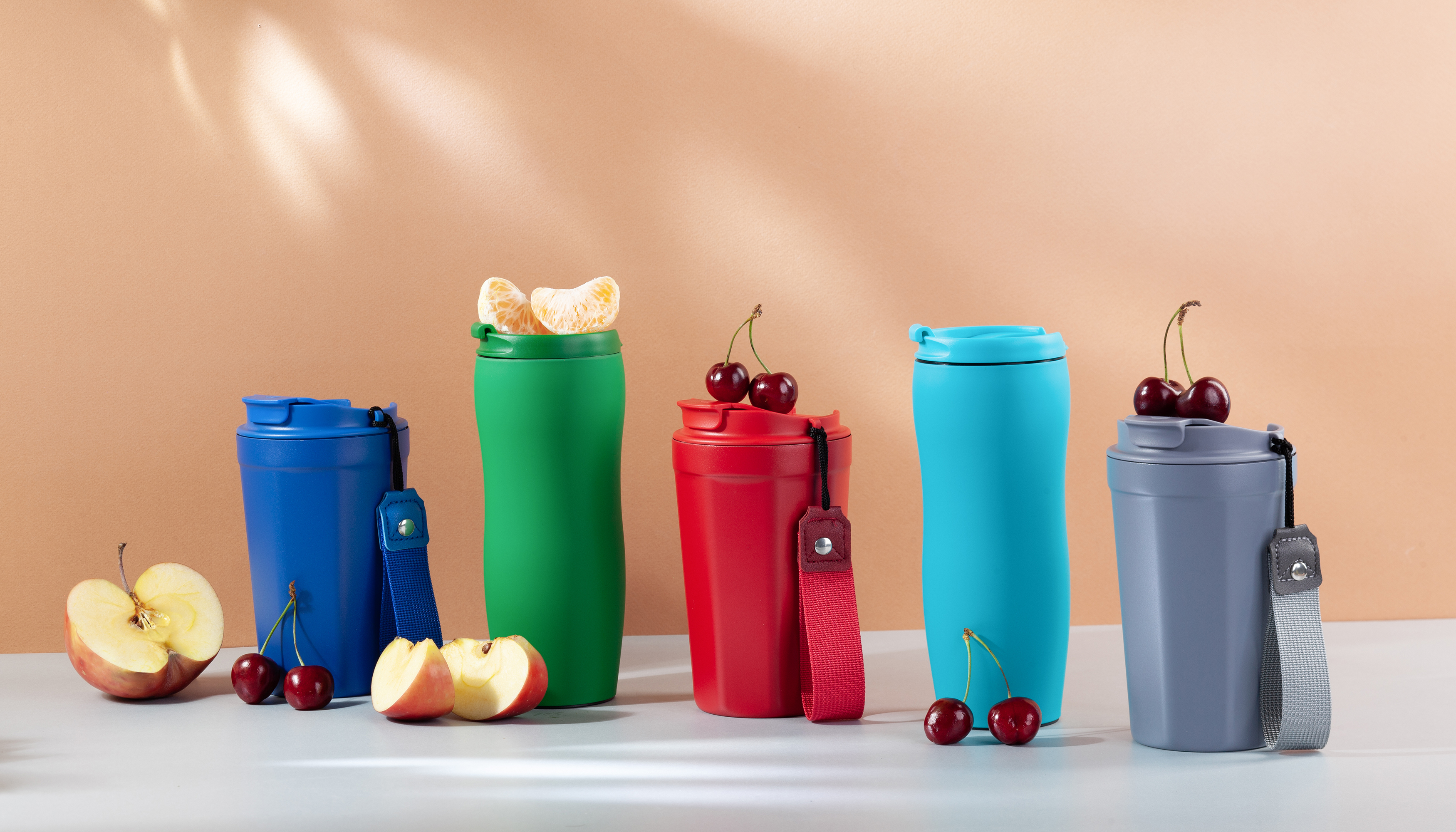 Термостакан "Eclipse" 400 мл, покрытие пудра, синий-9