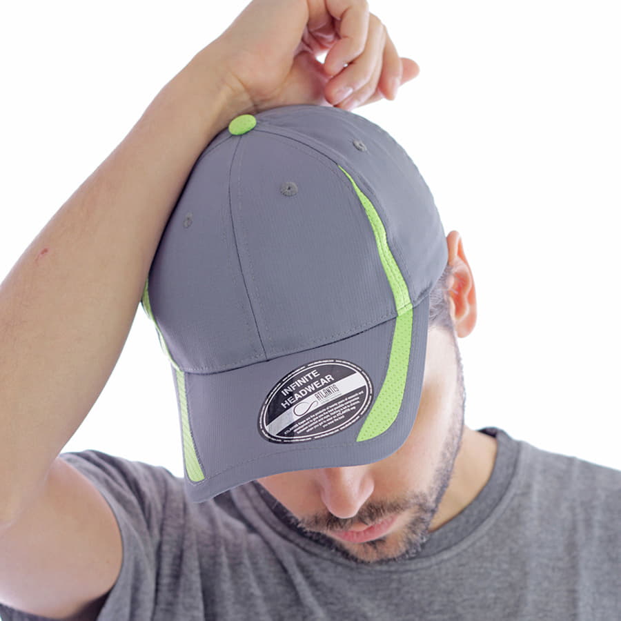 Бейсболка JOGGING, 6 клиньев, застежка на липучке, черный-1