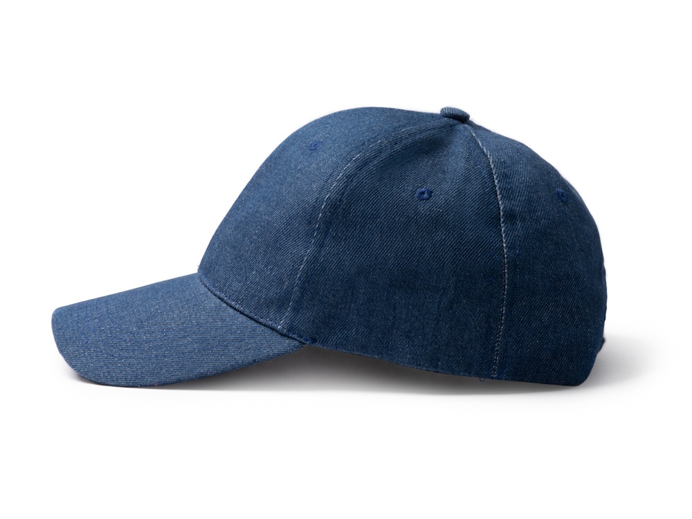 Бейсболка 6 панельная ISBUD из переработанной джинсовой ткани-1