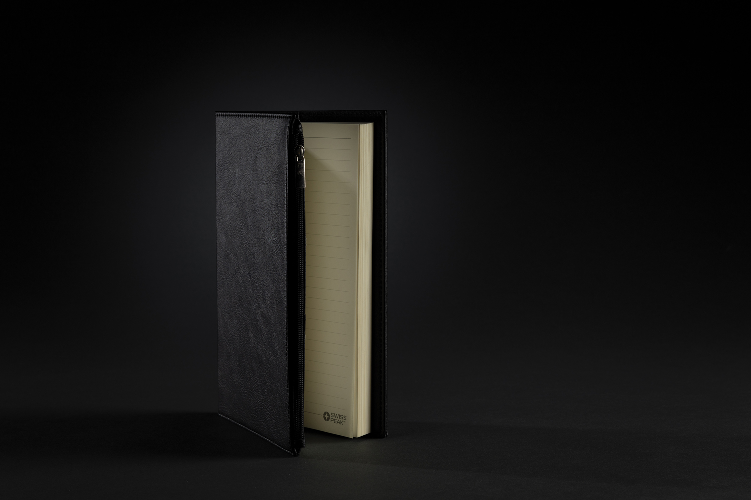 Блокнот Swiss Peak из PU с карманом на молнии, А5-3