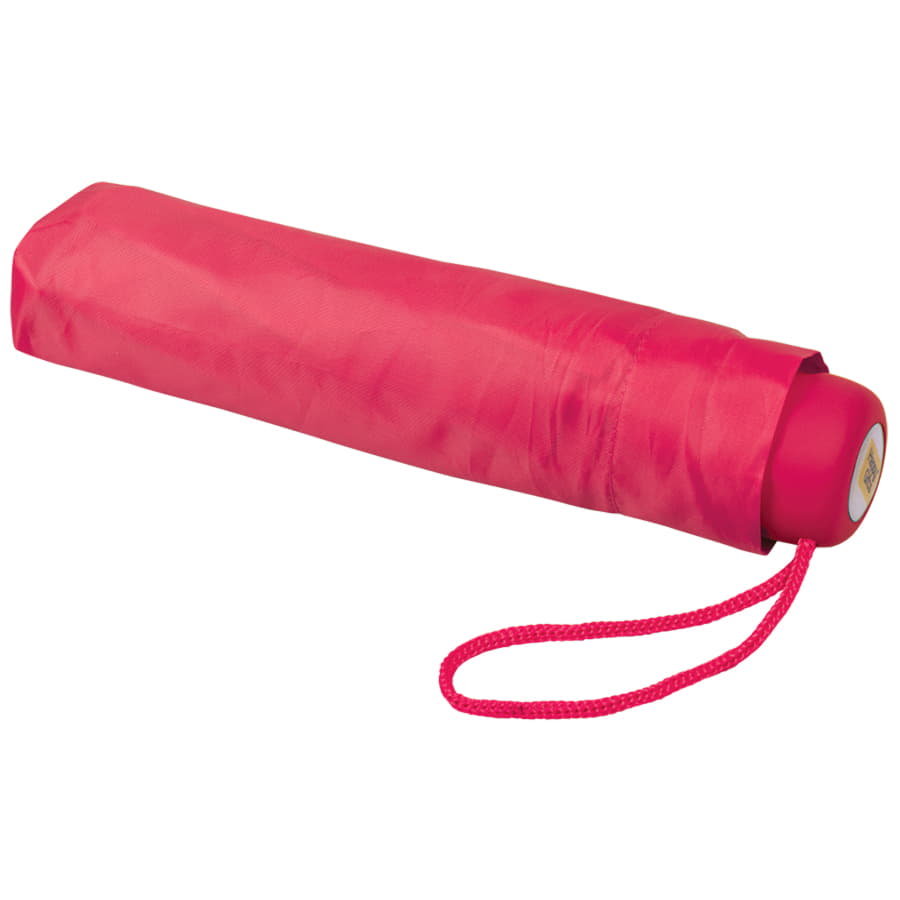 Зонт складной FOLDI, механический, ярко-красный-1