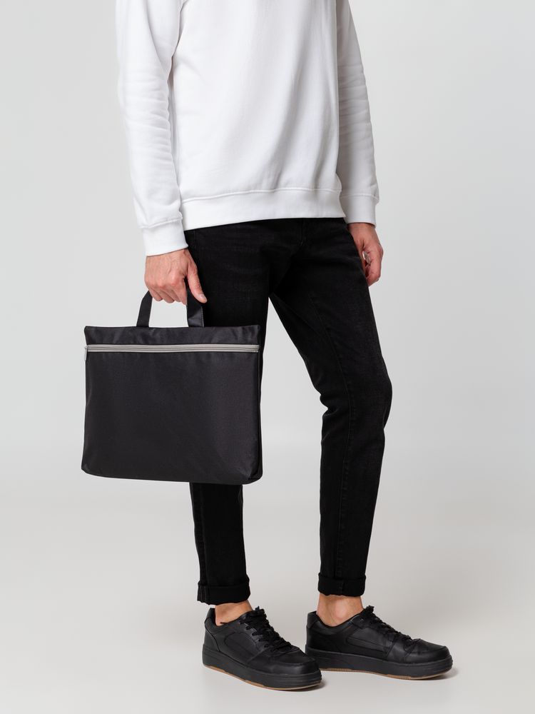 Сумка-папка Simple, черная-6