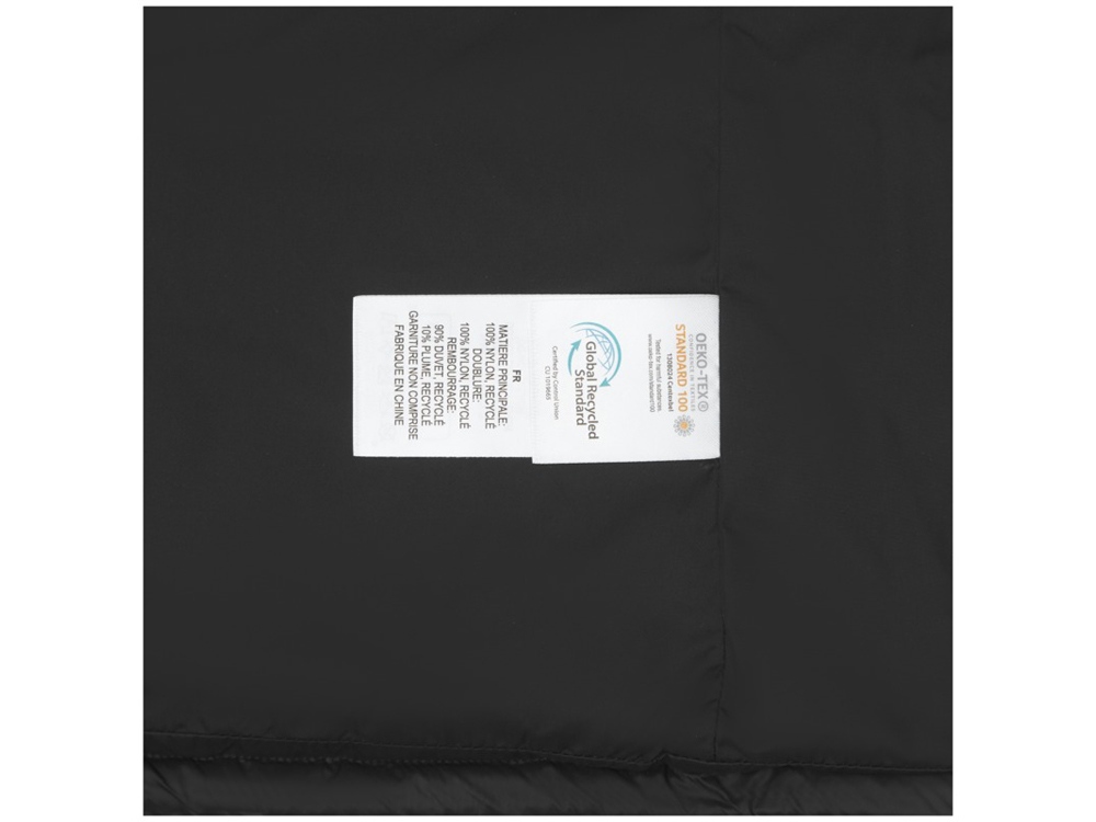 Мужская утепленная куртка Petalite из материалов, переработанных по стандарту GRS - сплошной черный-5