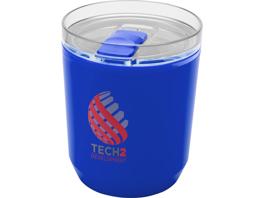 Hudson кружка из переработанного пластика с двойными стенками объемом 180 мл, синий-5