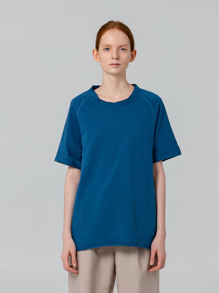 Футболка унисекс Vozduh 1.0, синяя-1